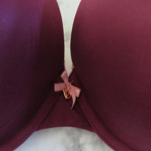 Victorias Secret Bra 32DDD Purple Perfect Shape Underwire Back Closure - Picture 6 of 8